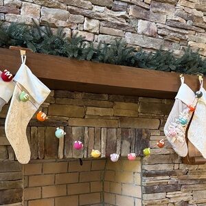 Merry Christmas Garland/Colorful Holiday Garland
